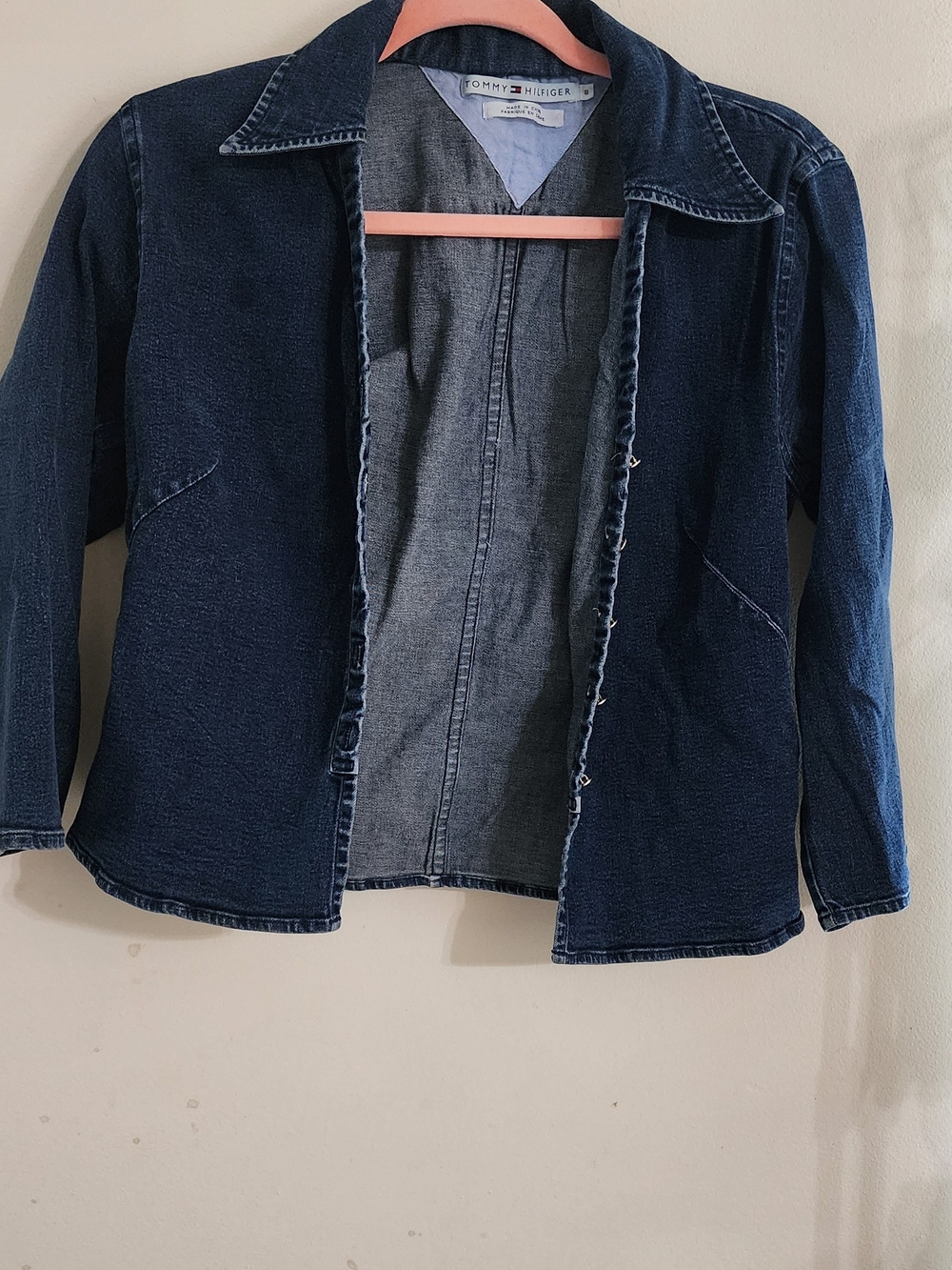 Tommy Hilfiger Dark Wash Denim Jacket, Women’s Size 8